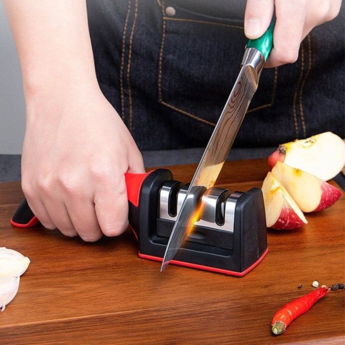 Multi-Functional Handheld Kitchen Knife Sharpener